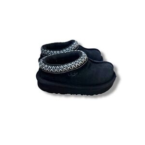 UGG Tasman II‎ Suede Slippers Toddler Size 6 Cozy Black Slip-On Shoes